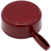 Kép 3/3 - Sajtfondü edény - öntött vas - piros-fehér színű - alulról