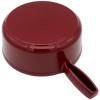 Kép 3/3 - Sajtfondü edény - öntött vas - piros-fehér színű - alulról