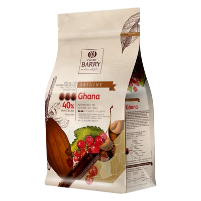 Cacao Barry Ghana tejcsokoládé pasztilla, 1kg