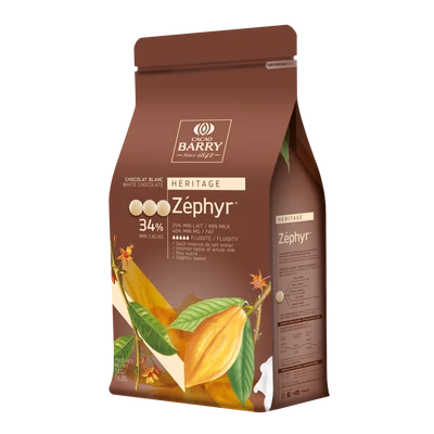 Cacao Barry Zéphyr fehércsokoládé pasztilla, 1kg