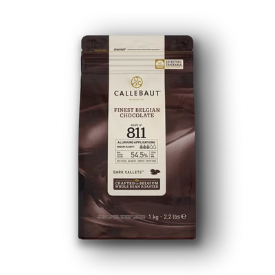 Callebaut belga étcsokoládé pasztilla, 1kg