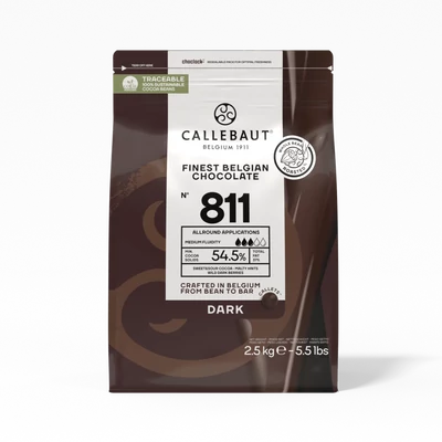 Callebaut belga étcsokoládé pasztilla, 2.5kg