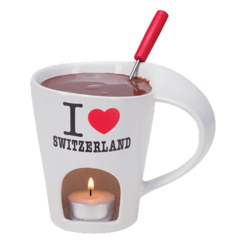 Csokifondü szett I love Switzerland, 3 részes