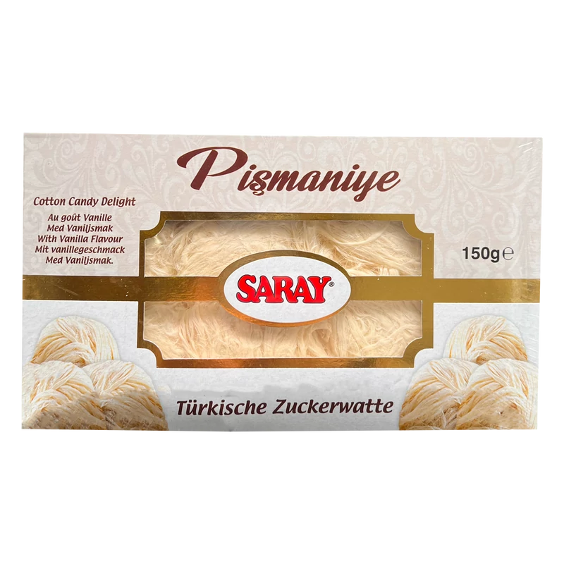 Pismaniye török vattacukor, vaníliás, 150g