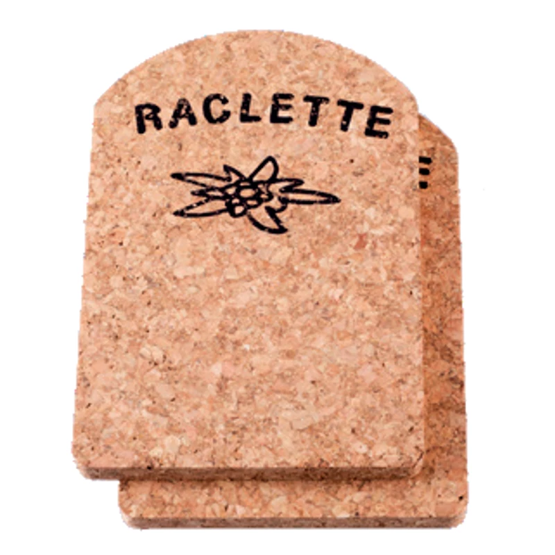 Raclette alátét, parafa, barna színű, 2 db